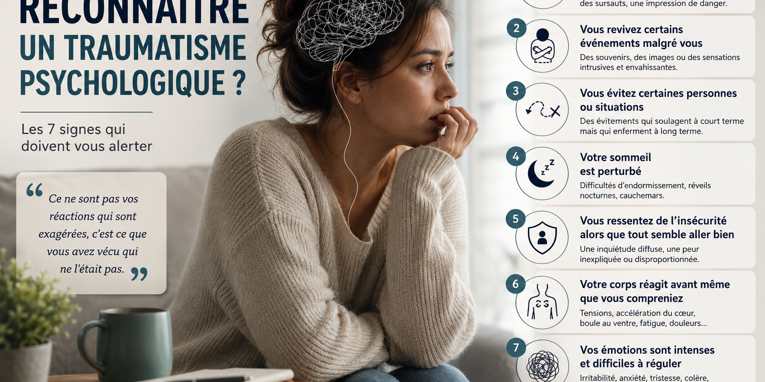 comment reconnaitre traumatisme psychologique 7 signes